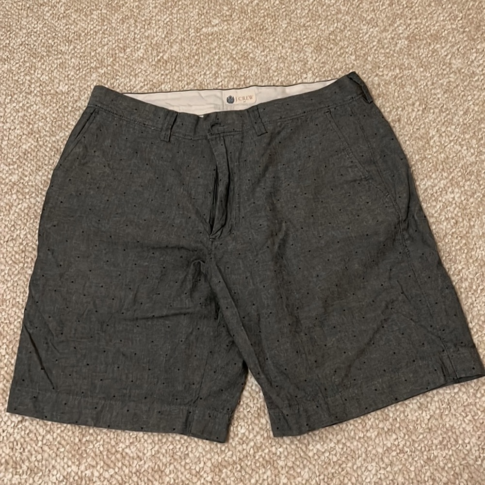 Men’s J. Crew Gray w/ Print 7” Shorts